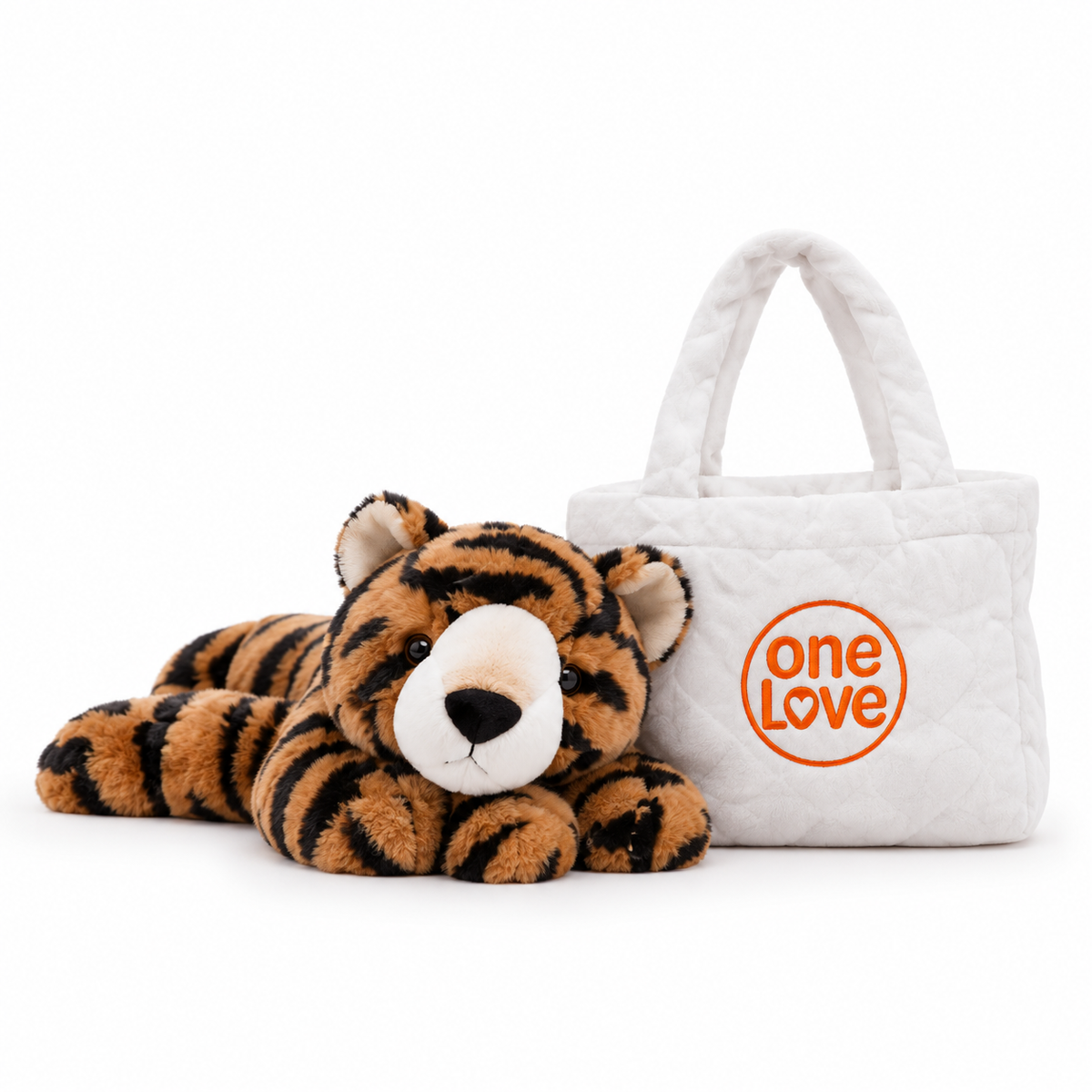 Zenda Tiger and One Love tote